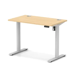 OE - Air Lite Height Adjustable Slimline Desk With Cable Ports