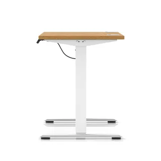 Air Lite Height Adjustable Slimline Desk With Cable Ports