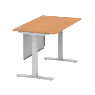 Air Height Adjustable Desk With Cable Ports