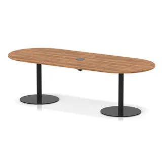 Italia Volta Poseur Boardroom Table With Pop-up Power Module