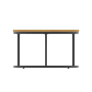 Impulse Round Coffee Table With Metal Frame
