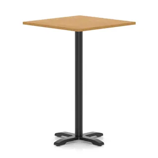 Italia Square Poseur Table With Cross Base