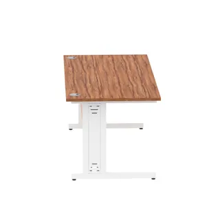Impulse Straight Desk Cable Managed Leg