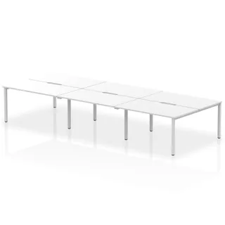 Evolve Plus B2B Bench Desk - 6 Person