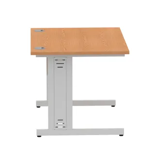 Impulse Straight Desk Cable Managed Leg