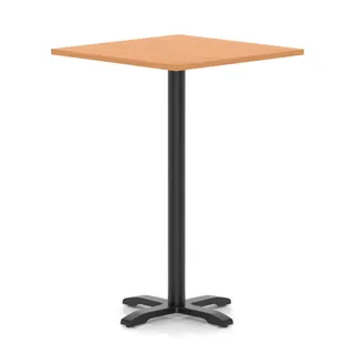 Italia Square Poseur Table With Cross Base