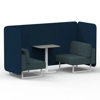 Brixworth Bench Booth in Two Tone