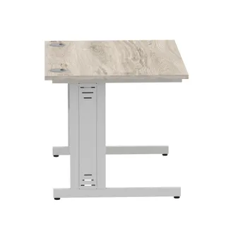 Impulse Straight Desk Cable Managed Leg