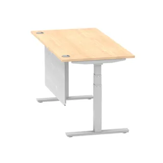 Air Height Adjustable Desk With Cable Ports