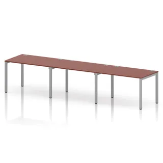 Impulse Single Row Bench Desk - 3 Person