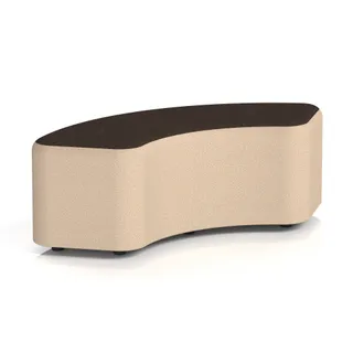 Harlestone Curved Stool in Two Tone