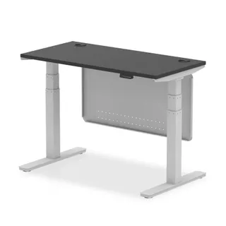 Air Height Adjustable Slimline Desk With Cable Ports