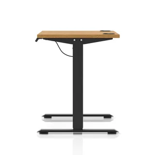 Air Lite Height Adjustable Slimline Desk With Cable Ports