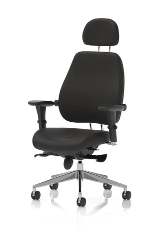 Chiro Plus Ultimate High Back Ergonomic Posture Chair with Arms and Headrest