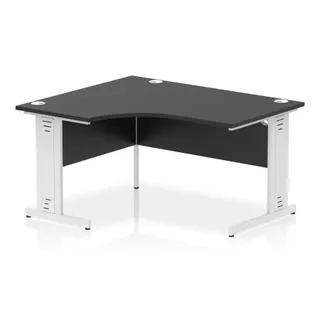 Impulse Crescent Desk Cable Managed Leg