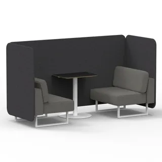 Brixworth Bench Booth in Two Tone