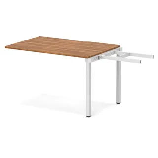 Evolve Plus Single Row Bench Desk Extension Kit