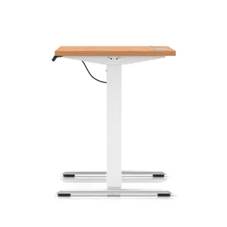 Air Lite Height Adjustable Slimline Desk With Cable Ports
