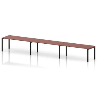 Impulse Single Row Bench Desk - 3 Person
