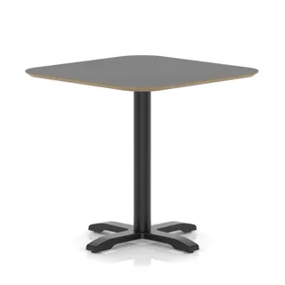 Brixworth Square Coffee Table With Cross Base