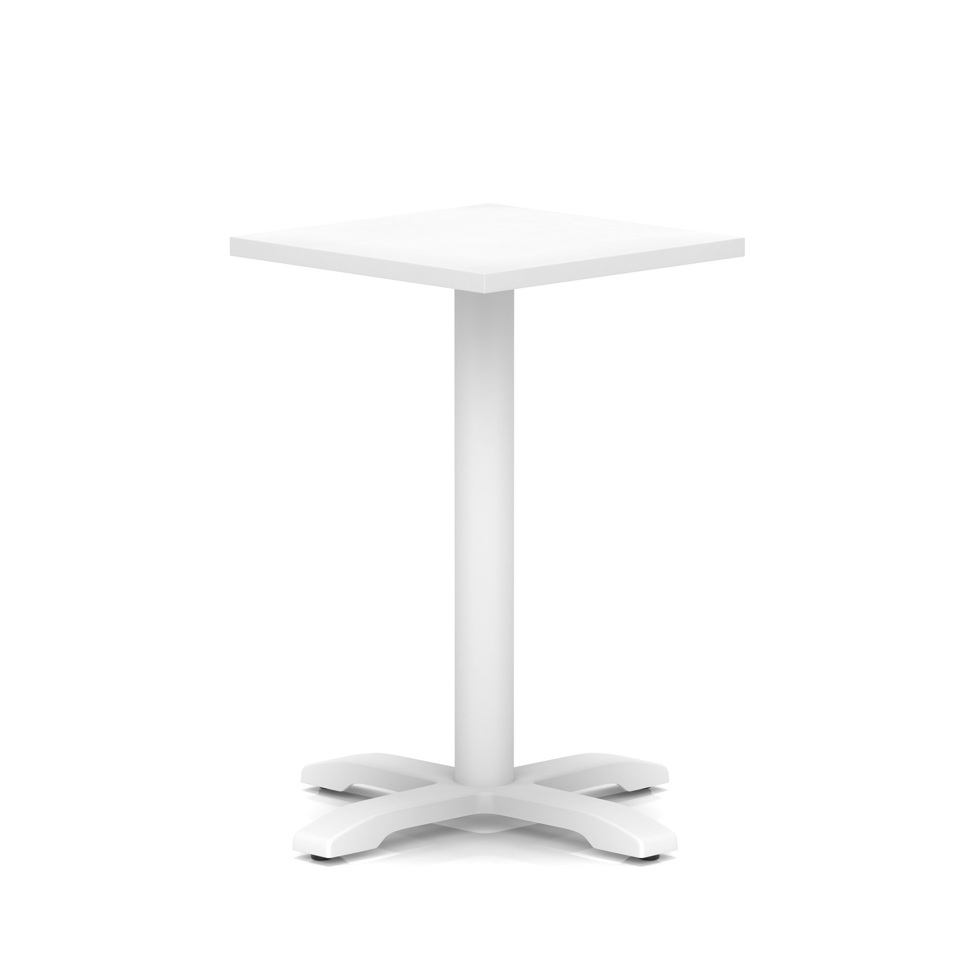 Italia Square Poseur Table With Cross Base
