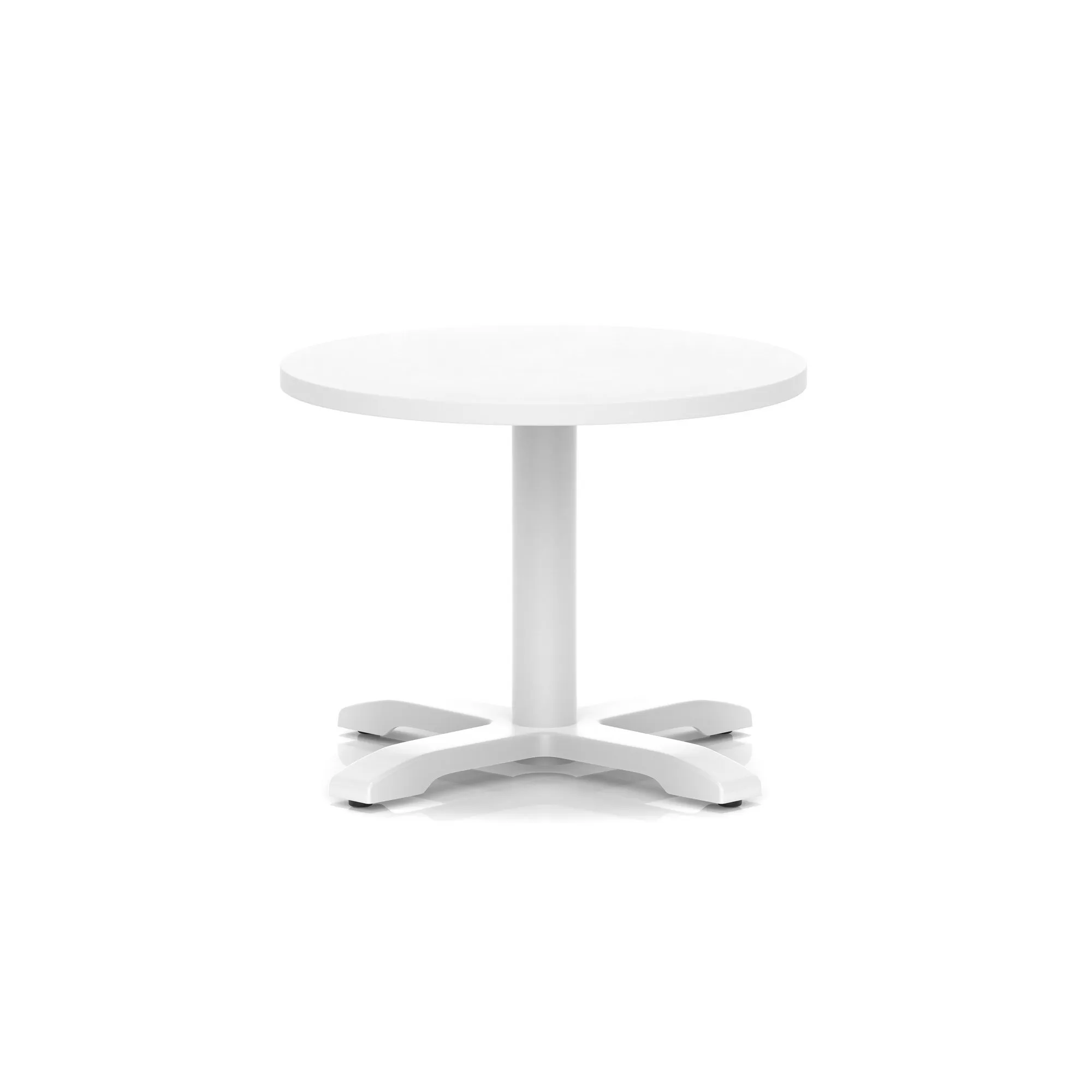 Italia Round Coffee Table With Cross Base