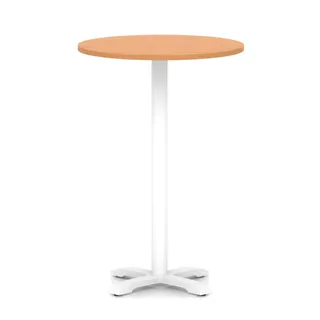 Italia Round Poseur Table With Cross Base