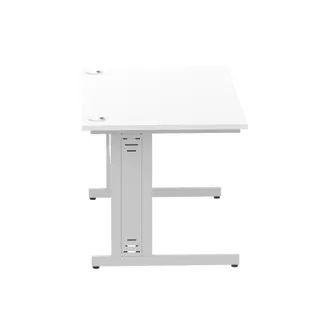 Impulse Straight Desk Cable Managed Leg