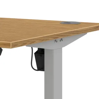 Air Lite Height Adjustable Desk With Cable Ports