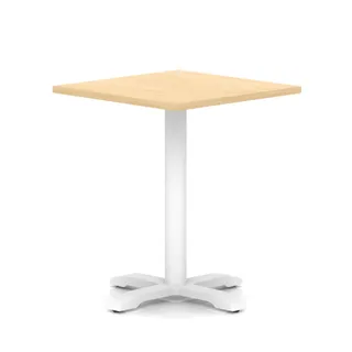 Italia Square Poseur Table With Cross Base
