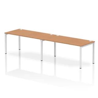 Impulse Single Row Bench Desk - 2 Person