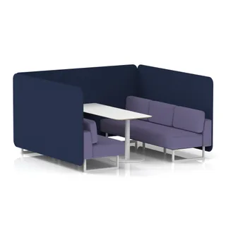 Brixworth Bench Booth in Two Tone