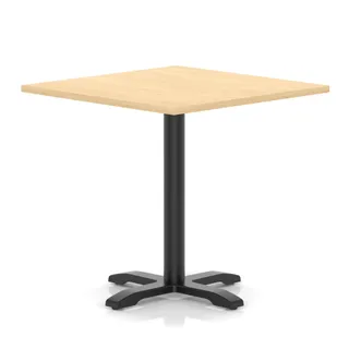 EE - Italia Square Poseur Table With Cross Base
