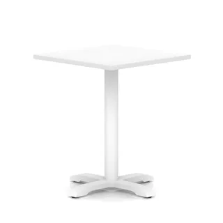 EE - Italia Square Poseur Table With Cross Base