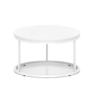 Impulse Round Coffee Table With Metal Frame