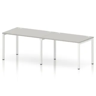 Impulse Single Row Bench Desk - 2 Person