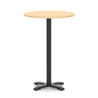 Italia Round Poseur Table With Cross Base
