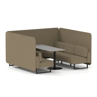 Brixworth Bench Booth in Single Tone