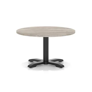 Italia Round Coffee Table With Cross Base