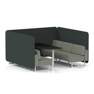 Brixworth Bench Booth in Two Tone