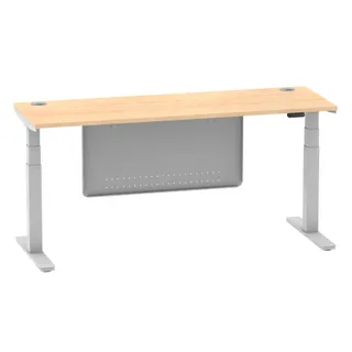 Air Height Adjustable Slimline Desk With Cable Ports