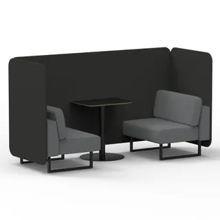 Brixworth Bench Booth in Two Tone