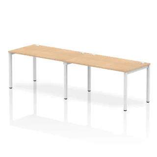 Impulse Single Row Bench Desk - 2 Person