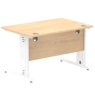 Impulse Straight Desk Cable Managed Leg