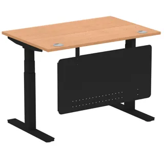 Air Height Adjustable Desk With Cable Ports