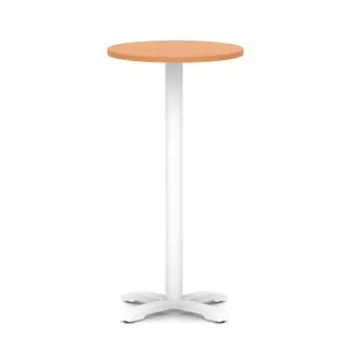 EE - Italia Round Poseur Table With Cross Base