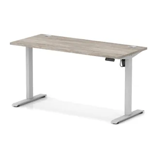 EE - Air Lite Height Adjustable Slimline Desk With Cable Ports