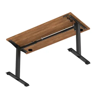 Air Lite Height Adjustable Slimline Desk With Cable Ports