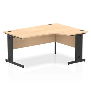 Impulse Crescent Desk Cable Managed Leg