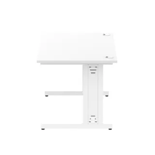 Impulse Straight Desk Cable Managed Leg